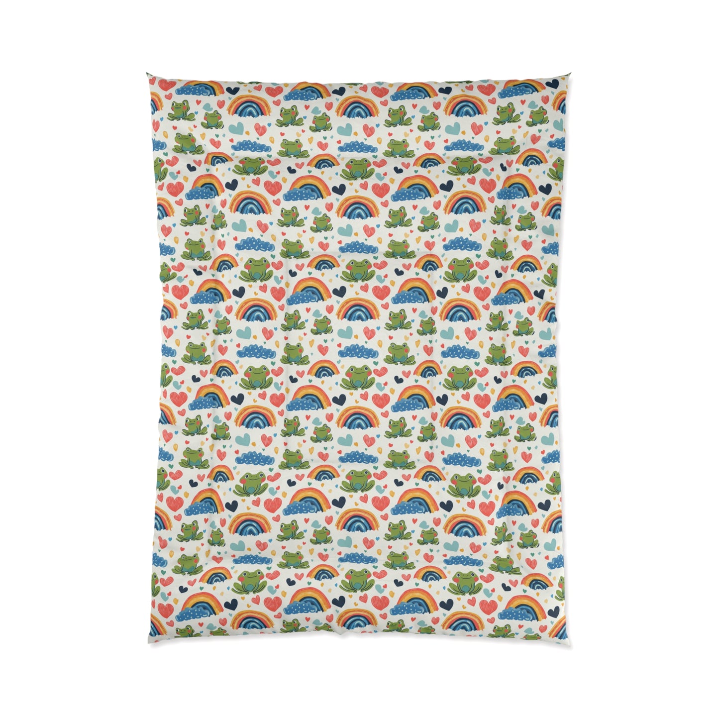 Ribbit Rainbows Basic Bedding Set