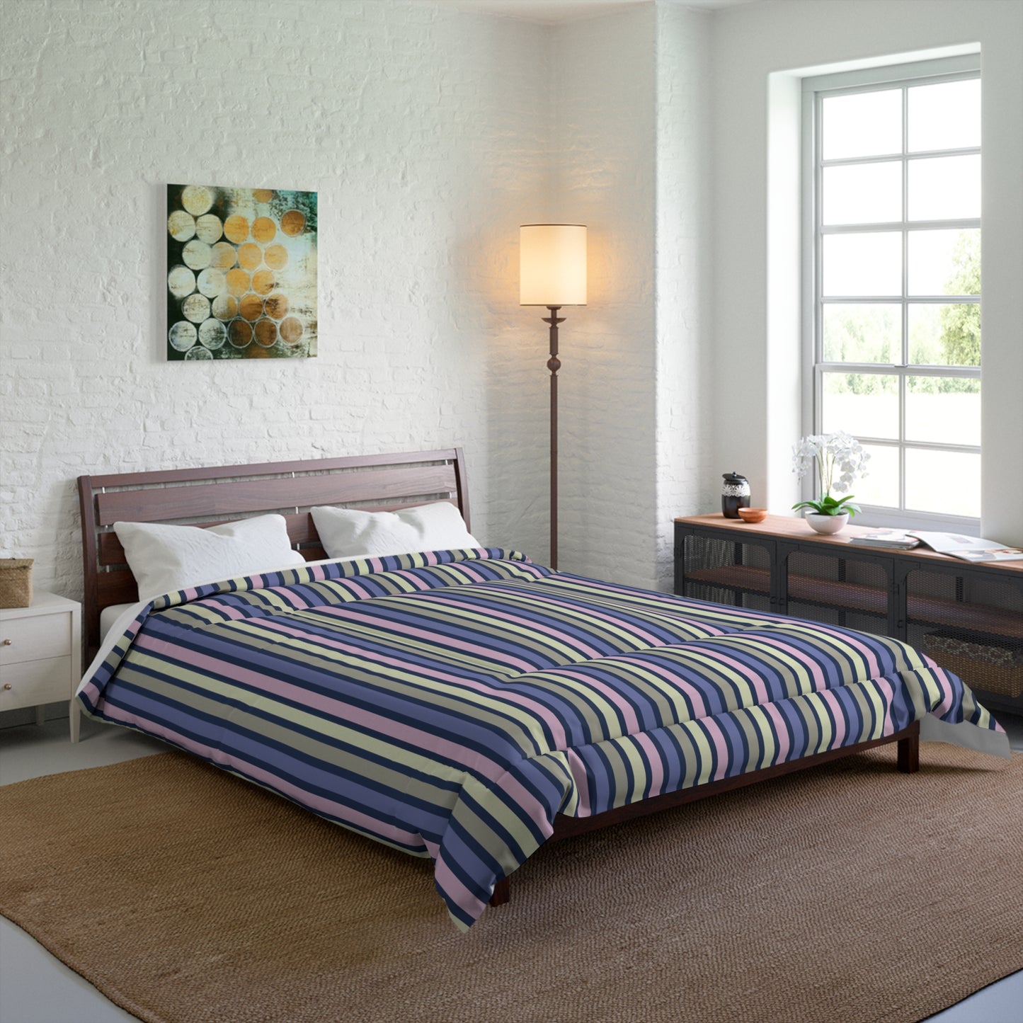 Earthy Stripes Comforter