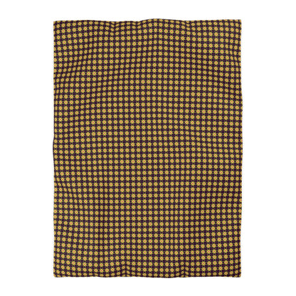 Golden Radiance Microfiber Duvet Cover