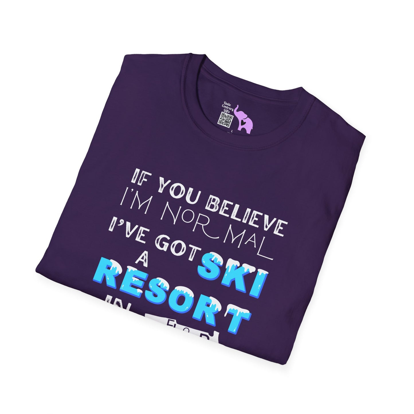 If You Believe I'm Normal I've Got A Ski Resort In Florida To Sell You Adult T-shirt