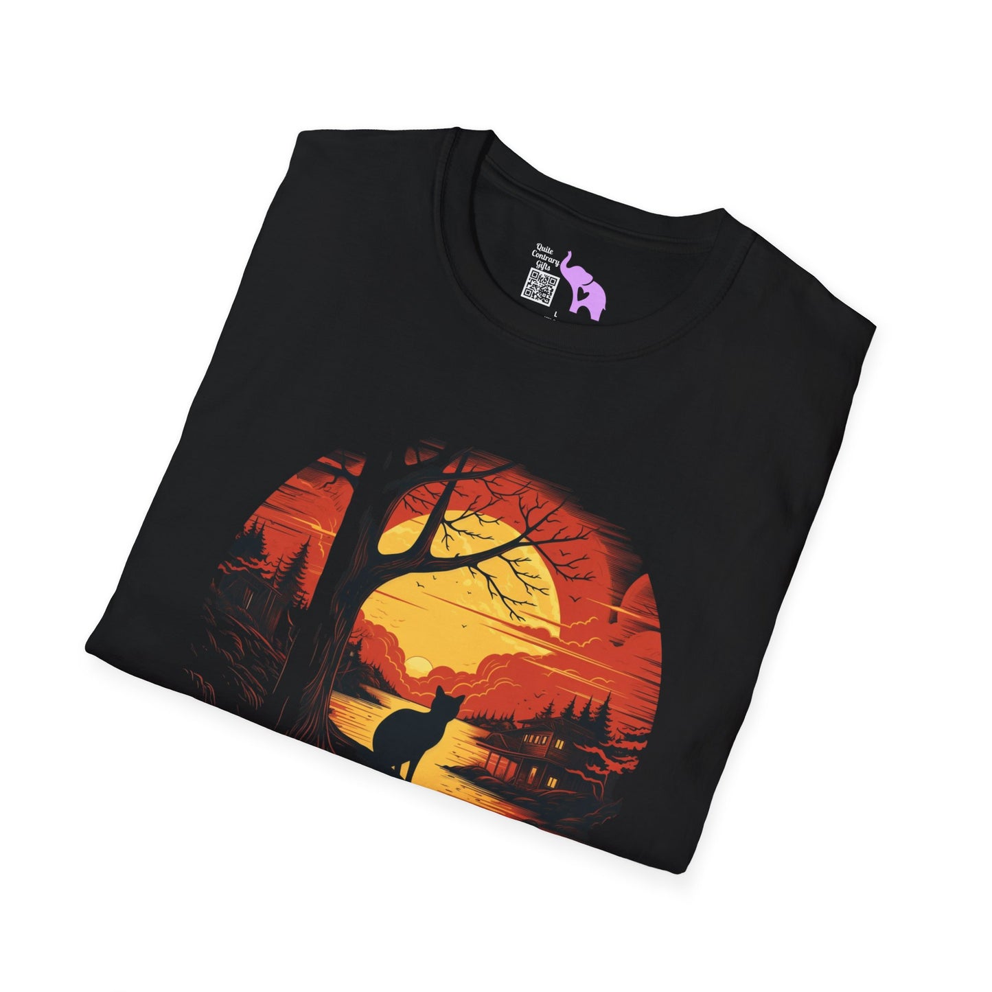 Creepy Black Cats 3 T-shirt
