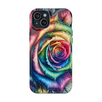 Colorful Rose MagSafe® Compatible Tough Case for iPhone