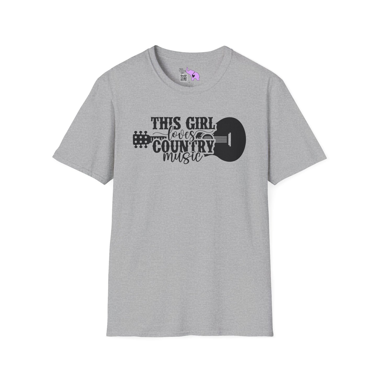 This Girl Loves Country Music Adult T-shirt