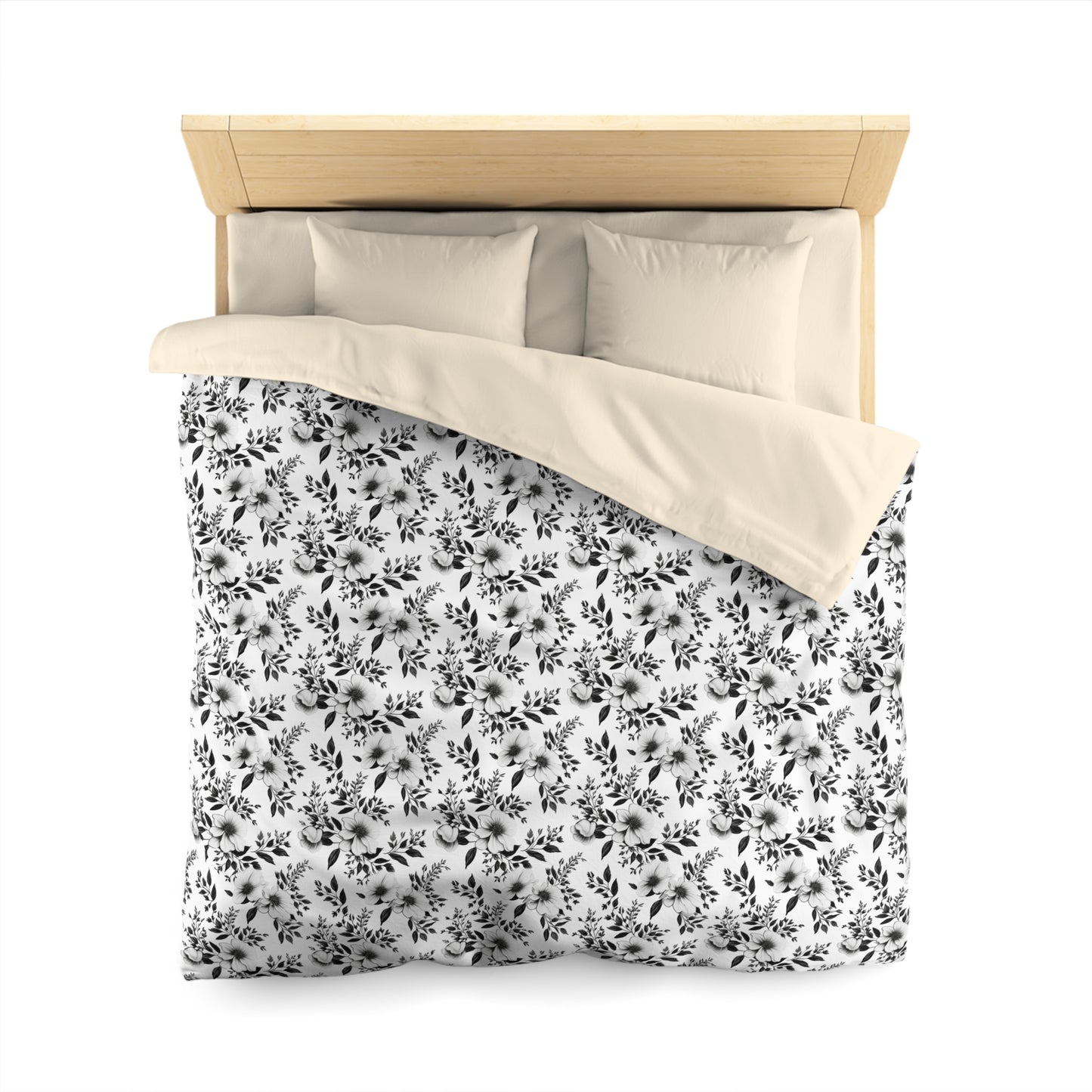 Garden Sketch Microfiber Duvet Cover