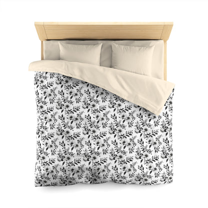 Garden Sketch Microfiber Duvet Cover