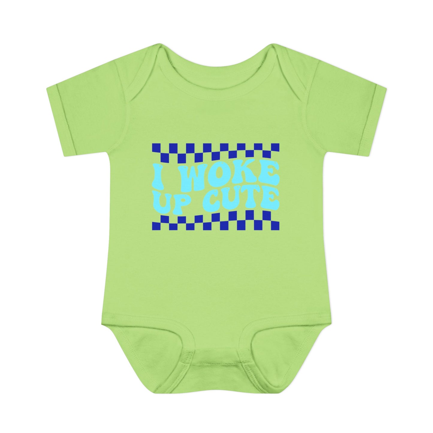 I Woke Up Cute Infant Baby Rib Bodysuit