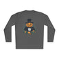 Halloween Pumpkin Man Adult Long Sleeve Tee