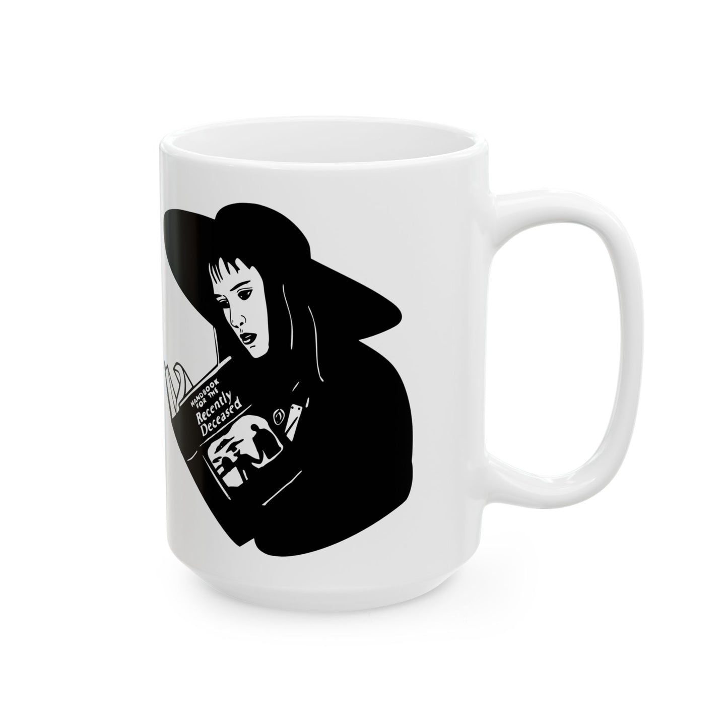 Beetlejuice Lydia Never Trust the Living Ceramic Mug, (11oz, 15oz)