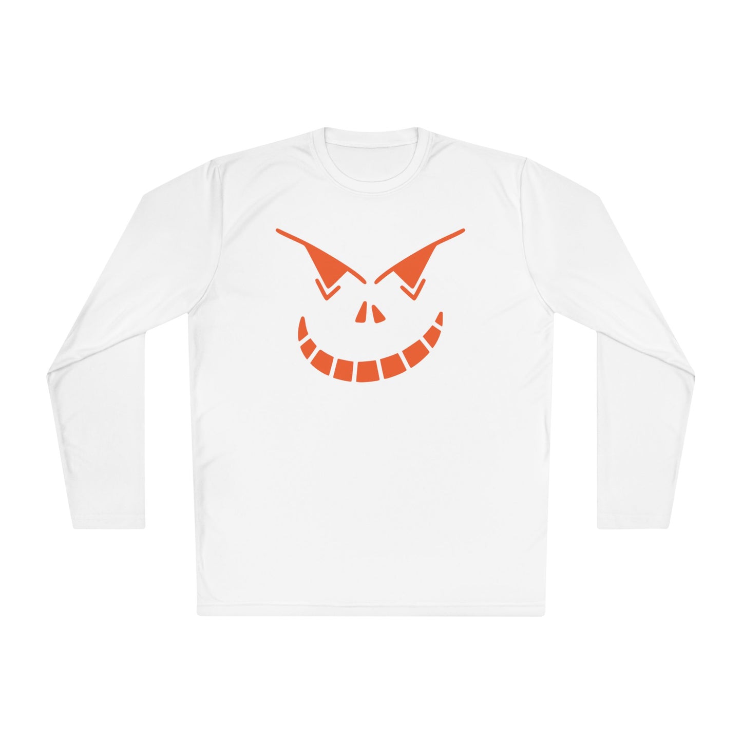 Spooky Jack-O-Lantern Adult Long Sleeve Tee