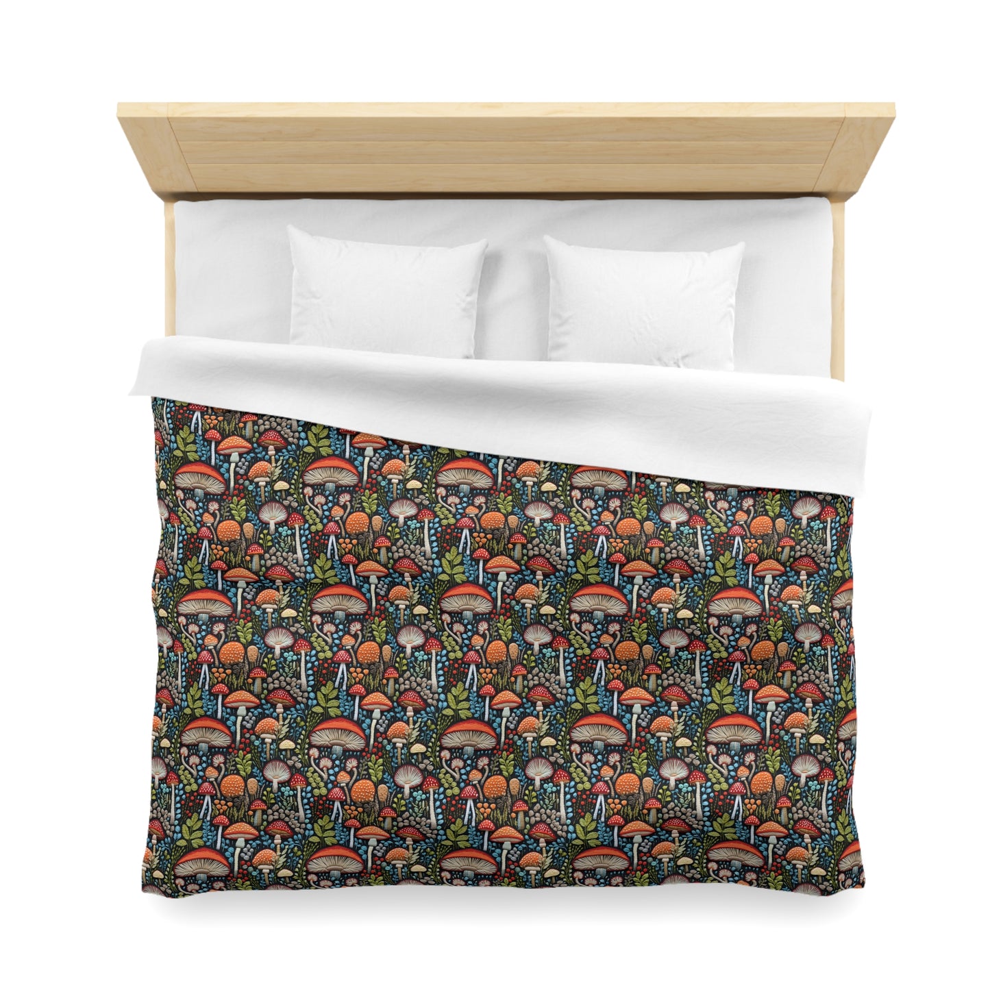 Shroom Bloom Microfiber Duvet Cover