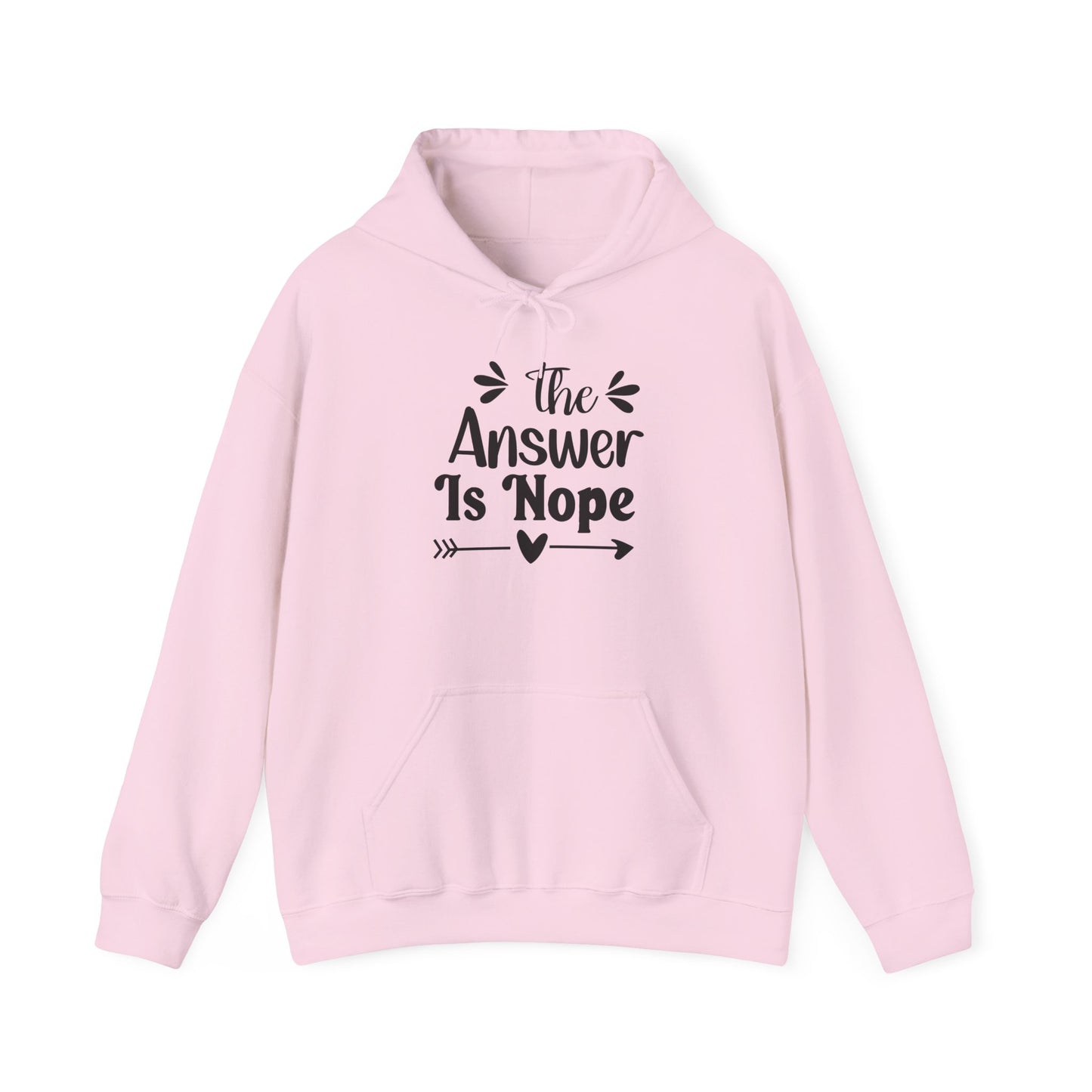 The Answer is Nope Heavy Blend™ Hooded Sweatshirt