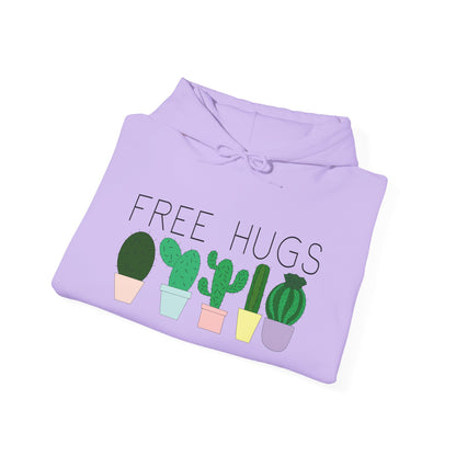 Free Hugs (Cactus) Heavy Blend™ Hooded Sweatshirt
