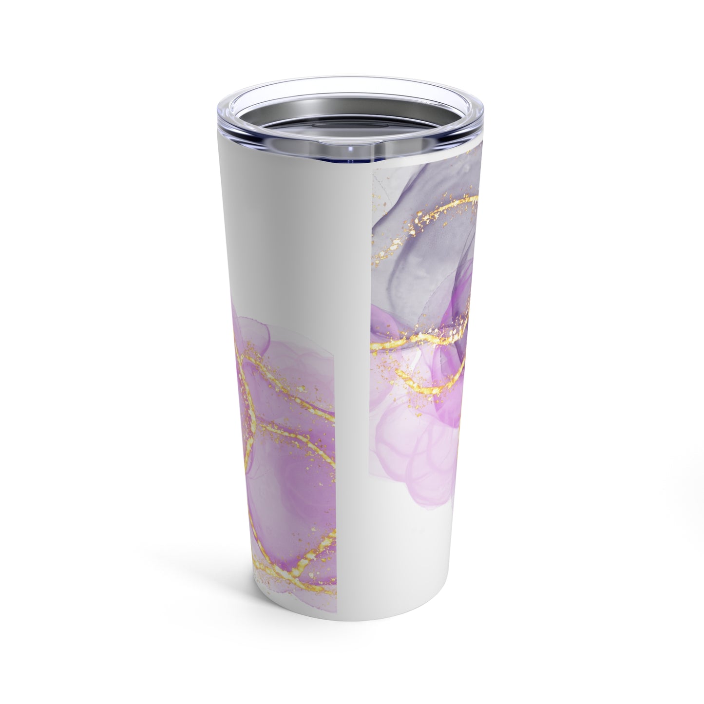 The World Doesn't Always Make Sense At First Glance Purple & Gold Tumbler 20oz