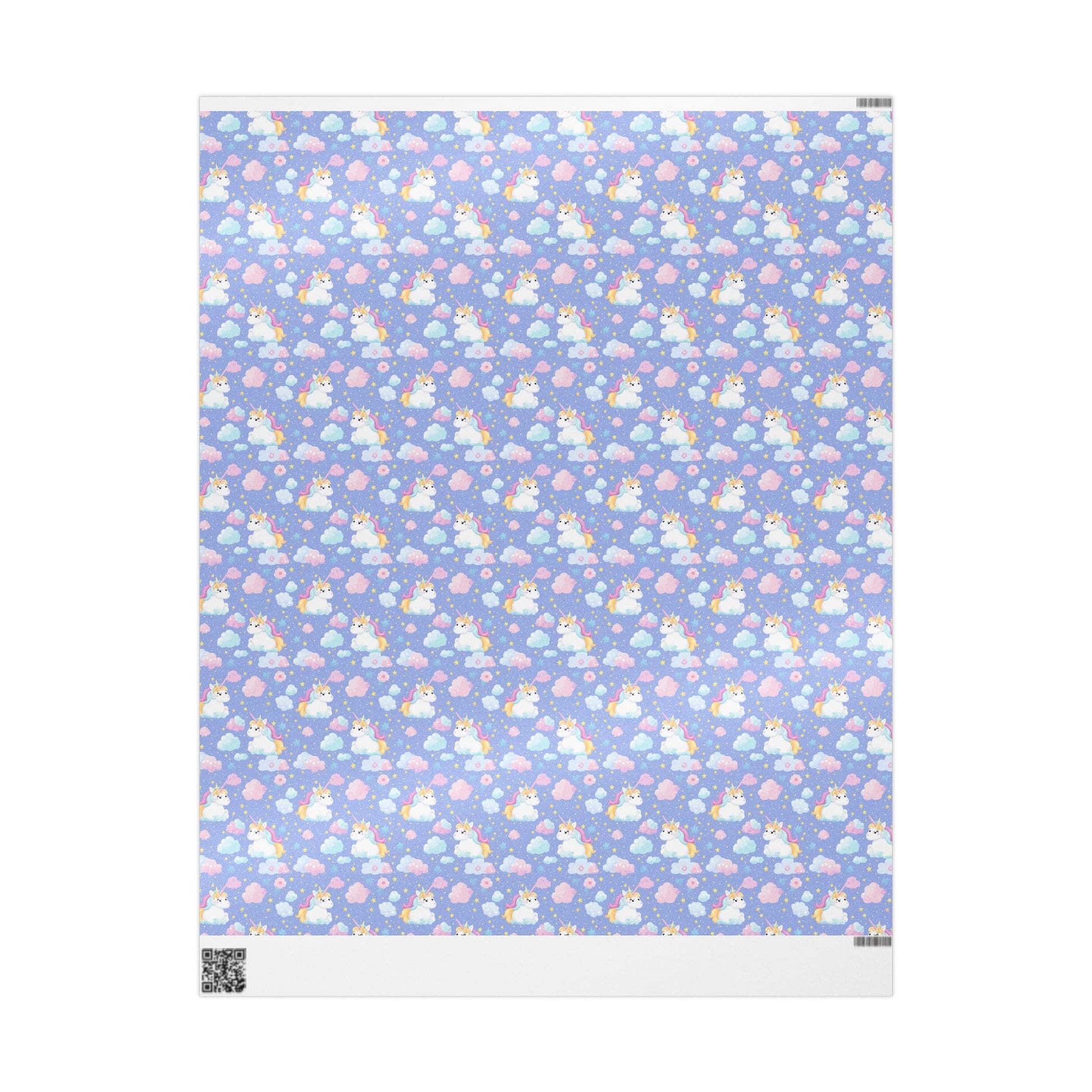 Sleepy Sky Unicorns Wrapping Paper