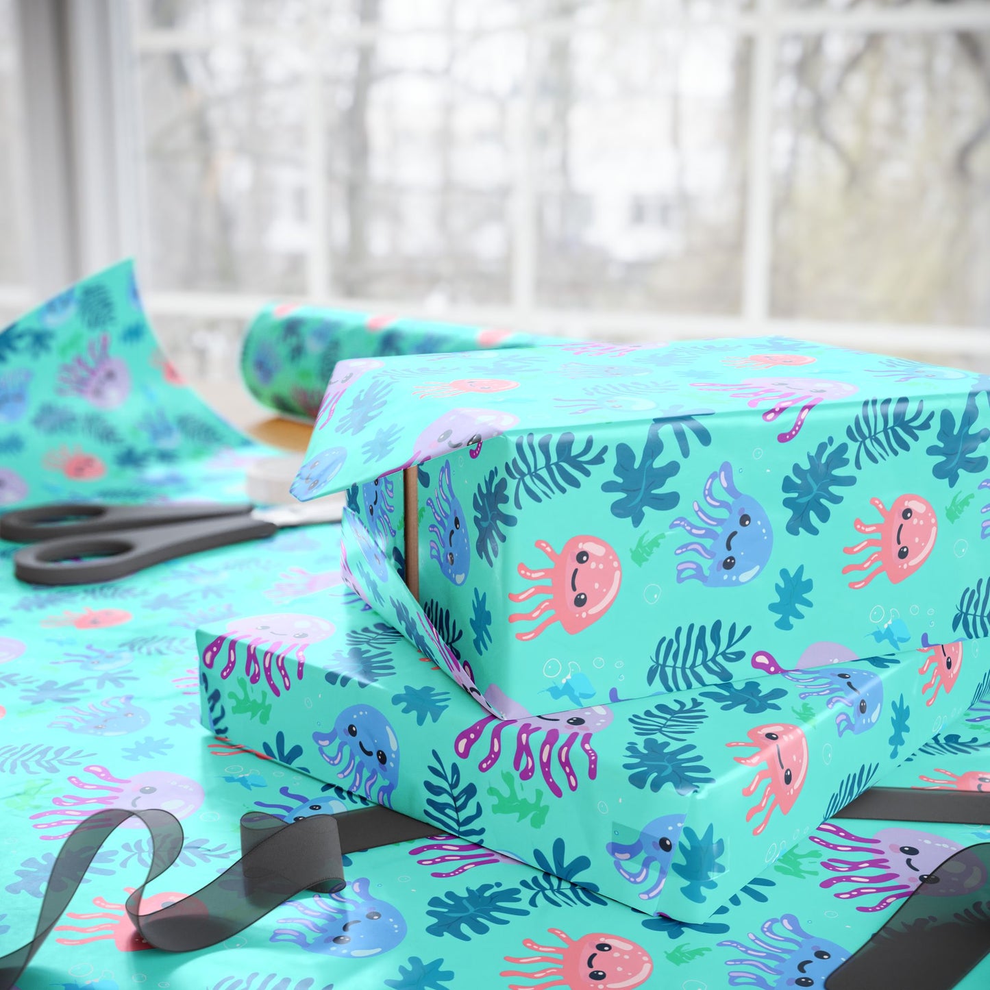 Jellyfish Daydreams Wrapping Paper