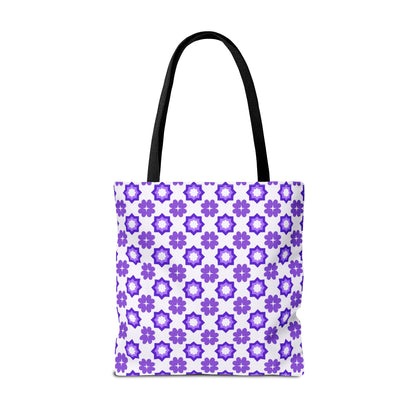 Purple Prism Garden Canvas Tote Bag