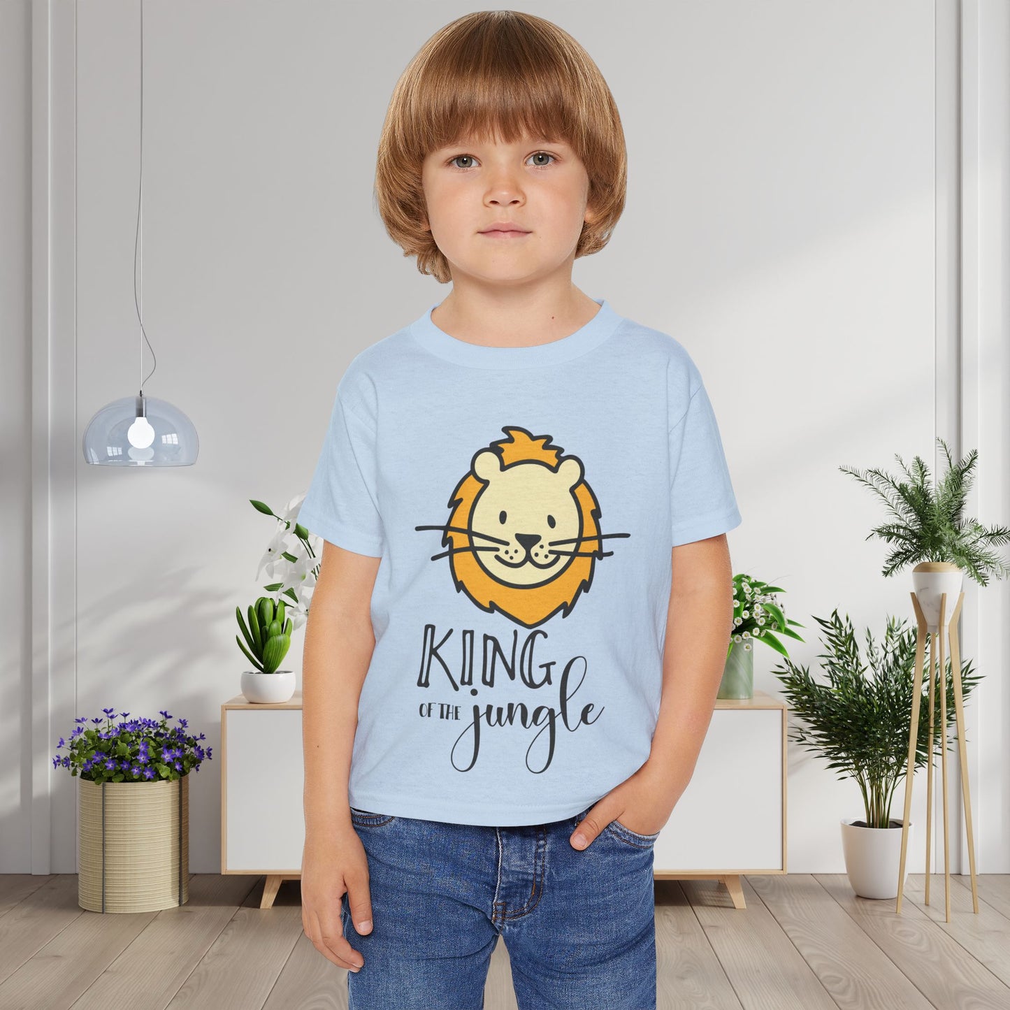 I'm The King Of The Jungle (Lion) Heavy Cotton™ Toddler T-shirt