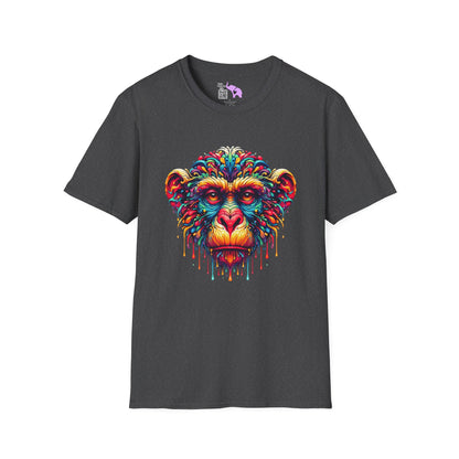 Colorful Chimp Adult T-shirt