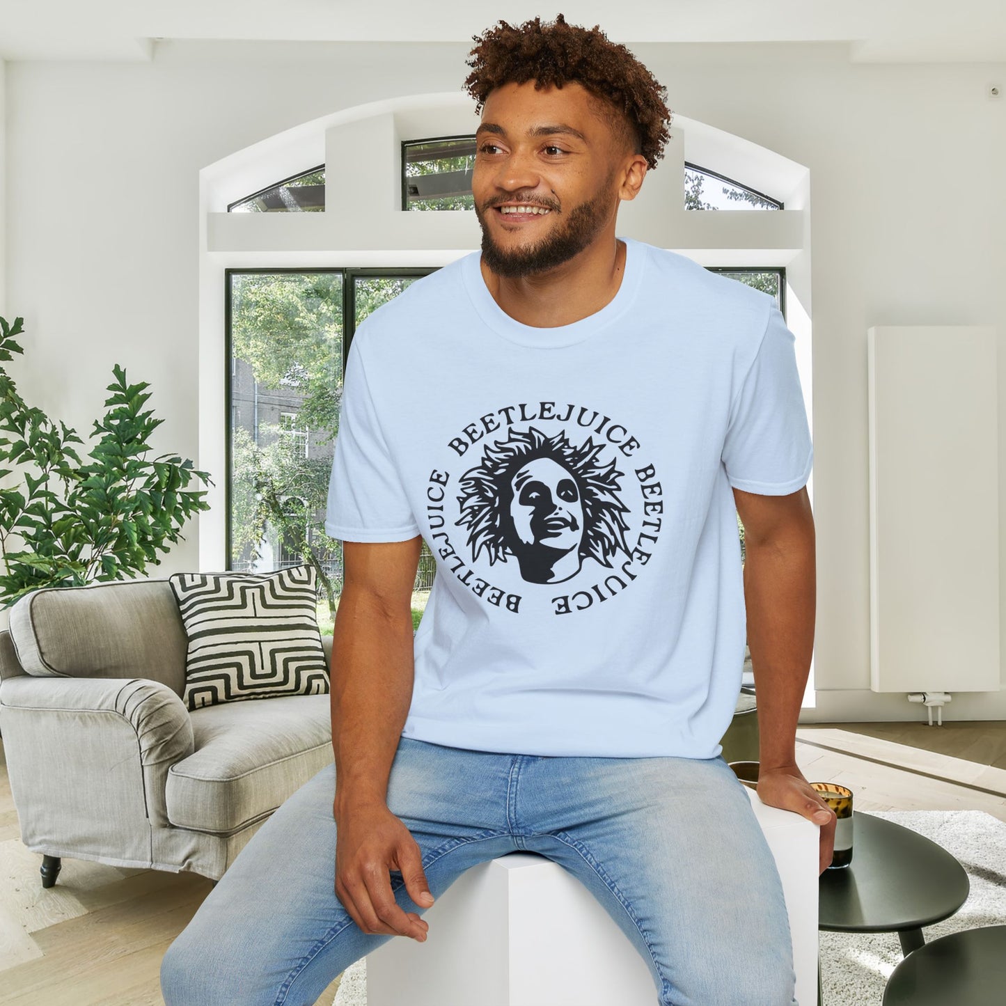 Beetlejuice x3 Adult T-shirt