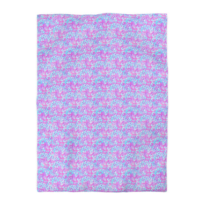 Sweet Berry Bloom Microfiber Duvet Cover