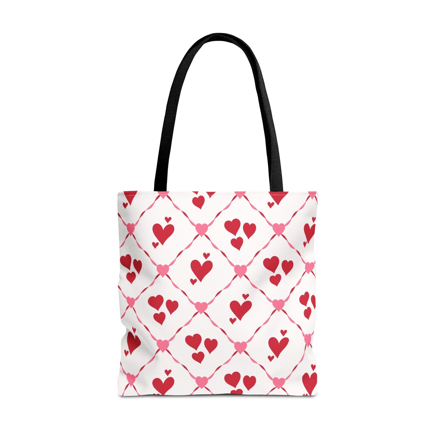 Cupid’s Lattice Canvas Tote Bag
