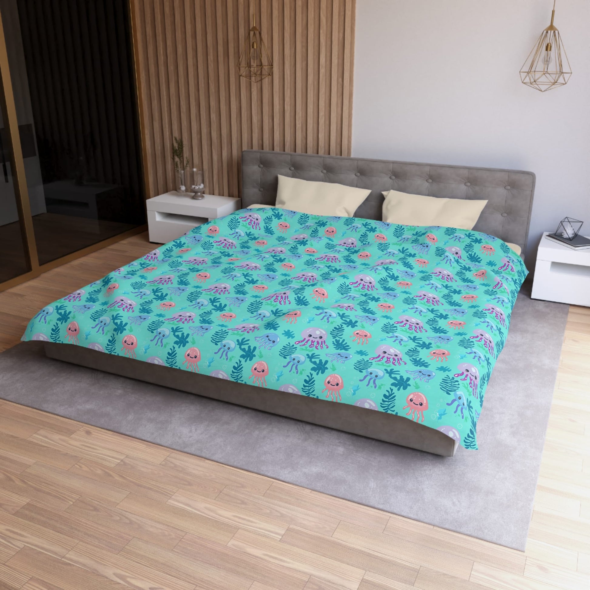 Jellyfish Daydreams Microfiber Duvet Cover