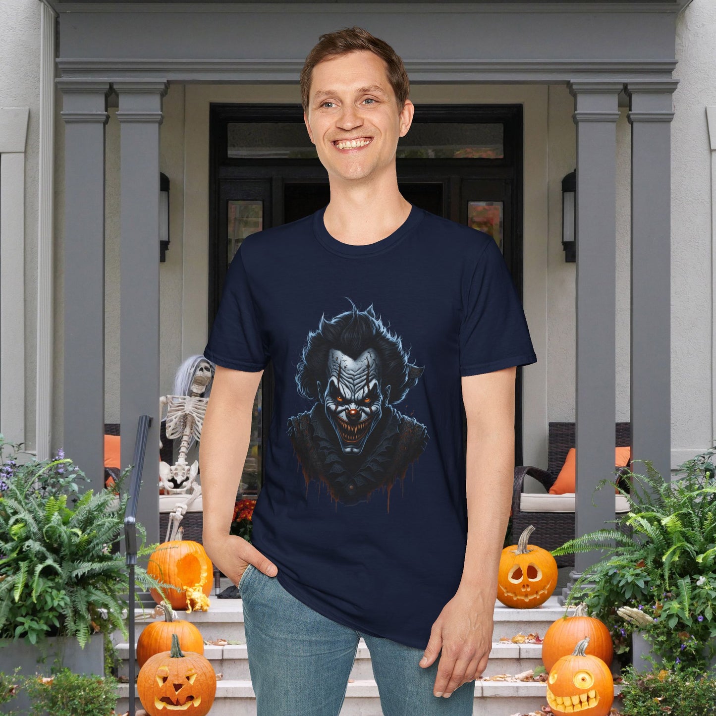 Creepy Clown Adult T-shirt