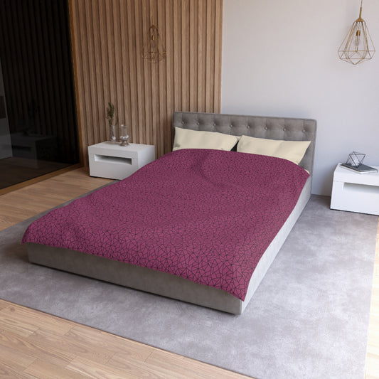 Fragmented Beauty Microfiber Duvet Cover