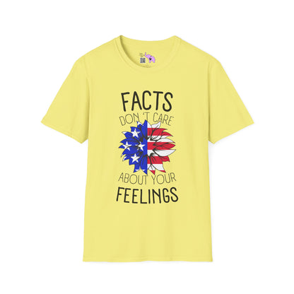 Facts Don't Care About Your Feelings American Flag T-shirt