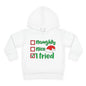 Naughty Nice I Tried Toddler Pullover Fleece Hoodie
