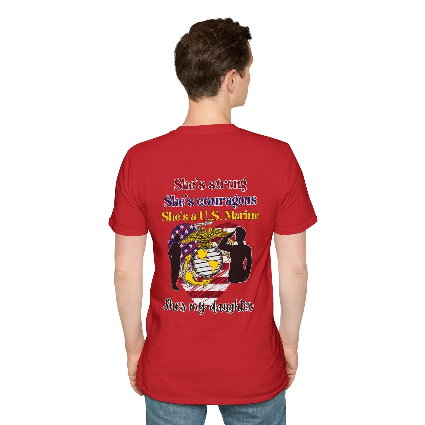 Proud Mom of US Marine Daughter T-shirt