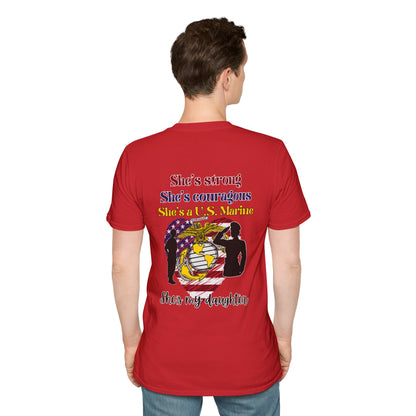 Proud Mom of US Marine Daughter T-shirt