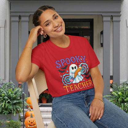 Spooky Teacher Adult T-shirt