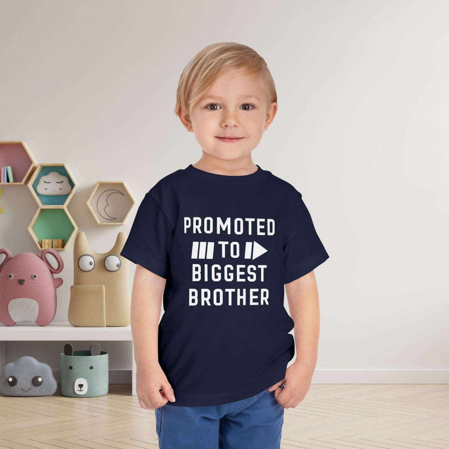 Promoted to Biggest Brother (Arrow) Toddler Tee