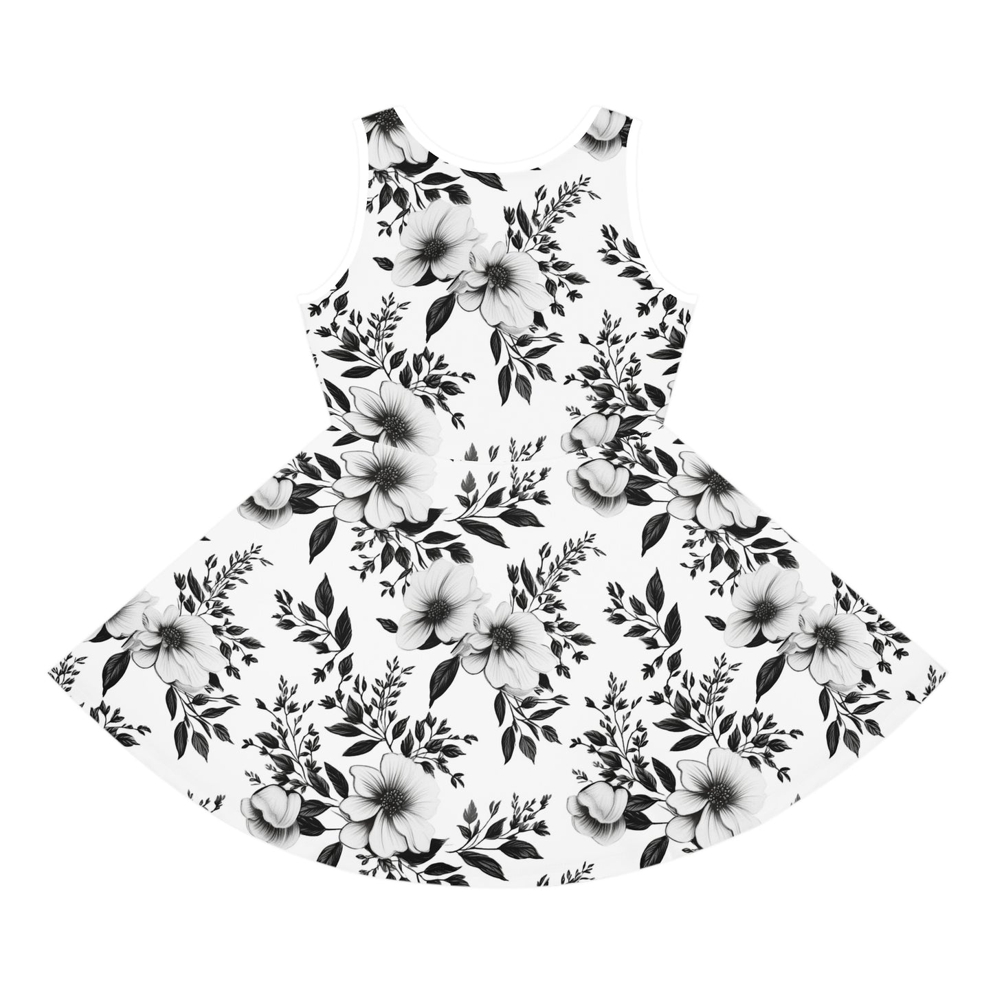 Garden Sketch Girls' Sleeveless Sundress