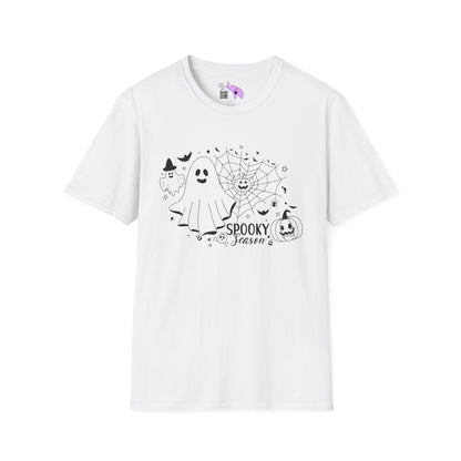 Spooky Season (Ghost & Spider Web Adult T-shirt