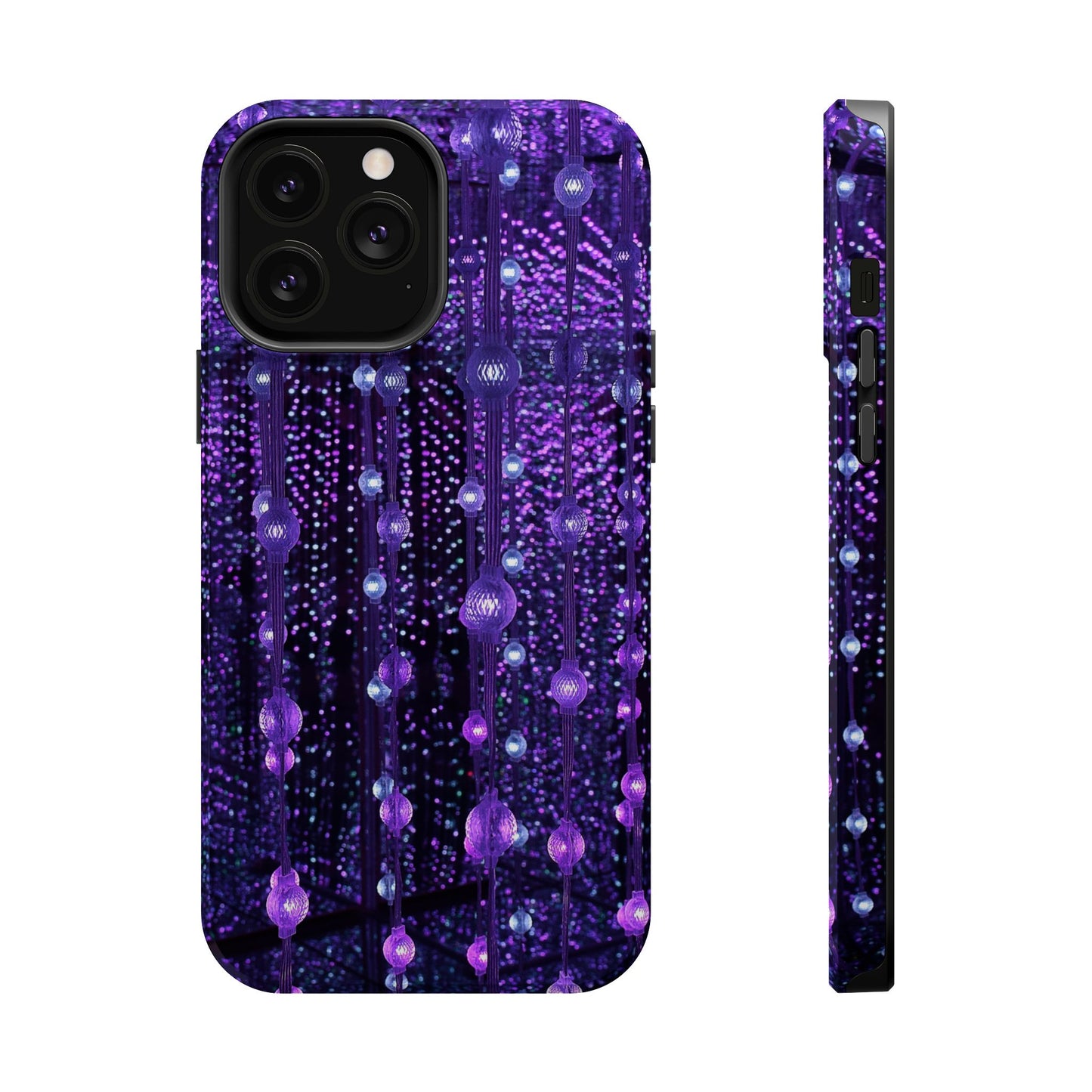 Purple Raindrops MagSafe® Compatible Tough Case for iPhone