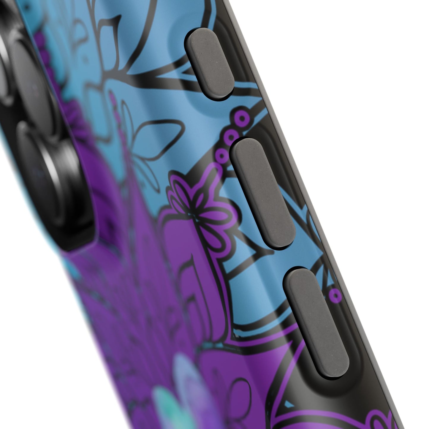 Colorful Mandala w/Heart MagSafe® Compatible Tough Case for iPhone