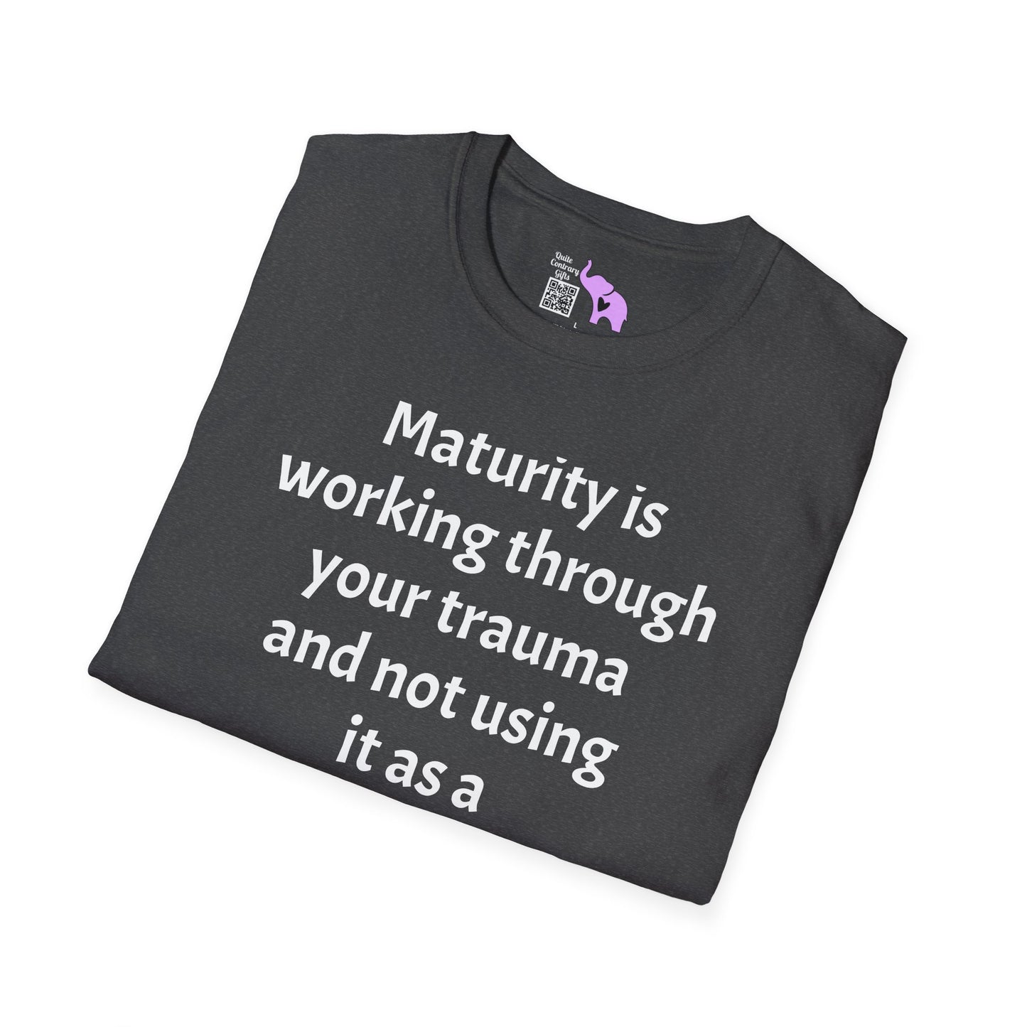 Maturity is... Adult T-shirt