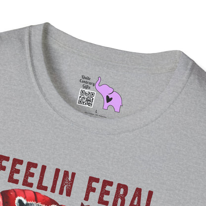 Feelin Feral (Wine) T-shirt