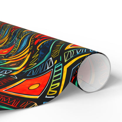 Abundance Rhythm Kwanzaa Wrapping Paper