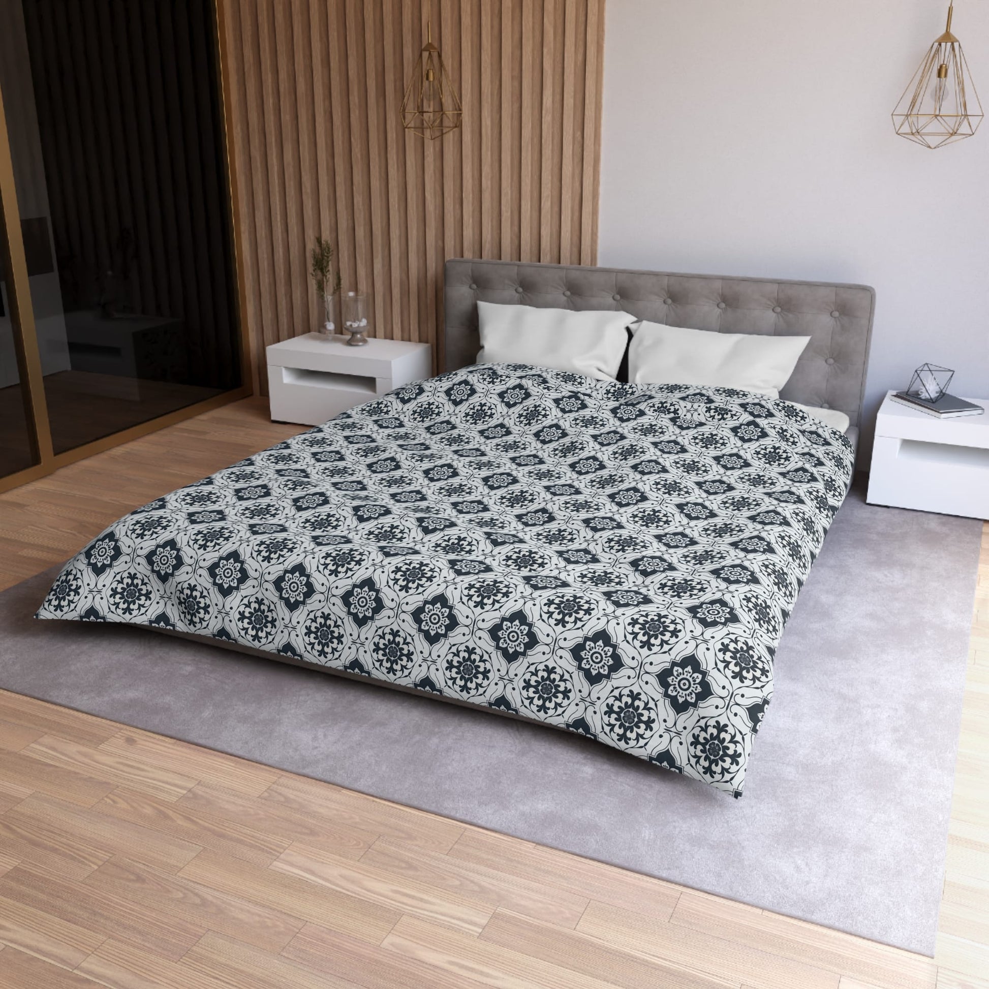 Lisbon Noir Duvet Bedding Set