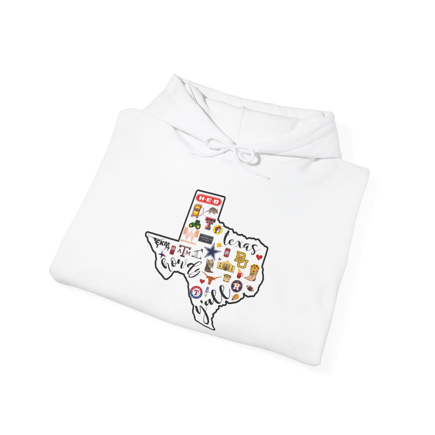 Howdy Y'all Texas Things Heavy Blend™ Hooded Sweatshirt