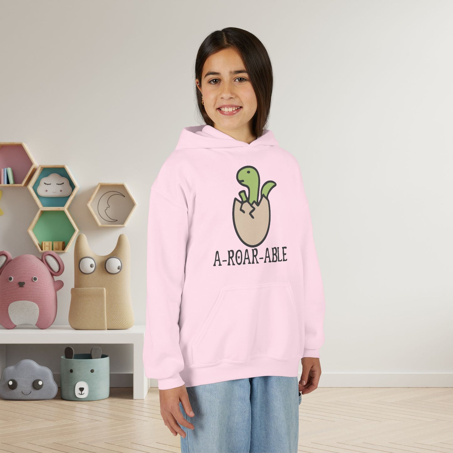A-Roar-Able Youth Heavy Blend Hoodie