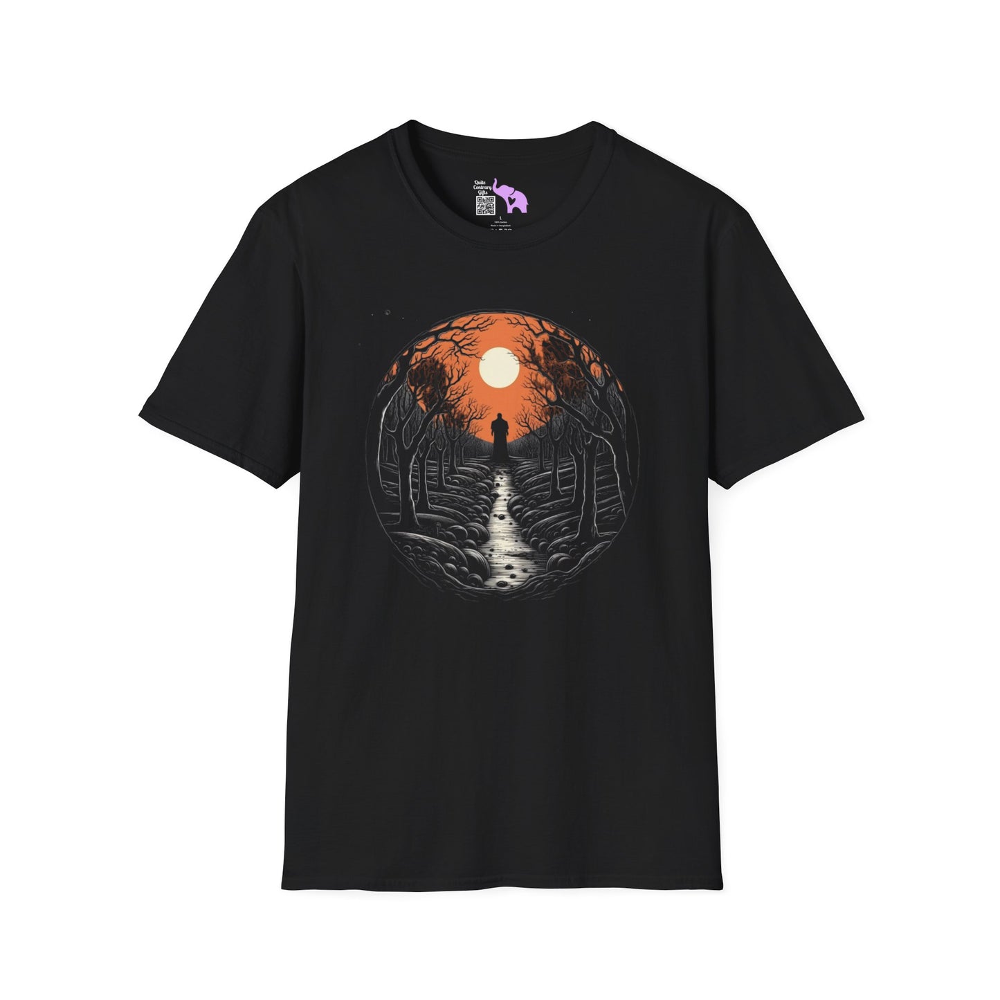 Creepy Cemetery 9 Adult T-shirt