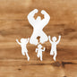 Bigfoot Chasing Family Decal