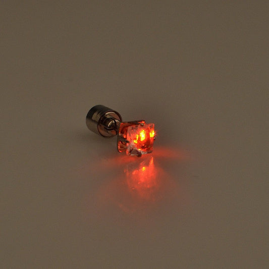 Square Led Light-emitting Earrings