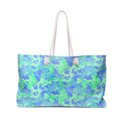 Glacier Grove Camo Weekender Bag