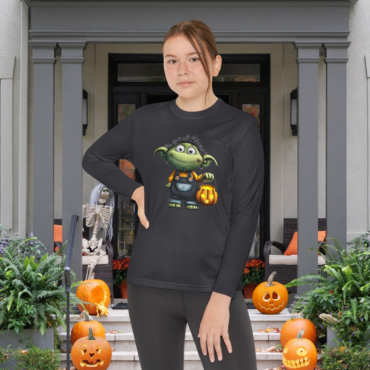 Ghoul Kid on the Block Youth Long Sleeve Tee