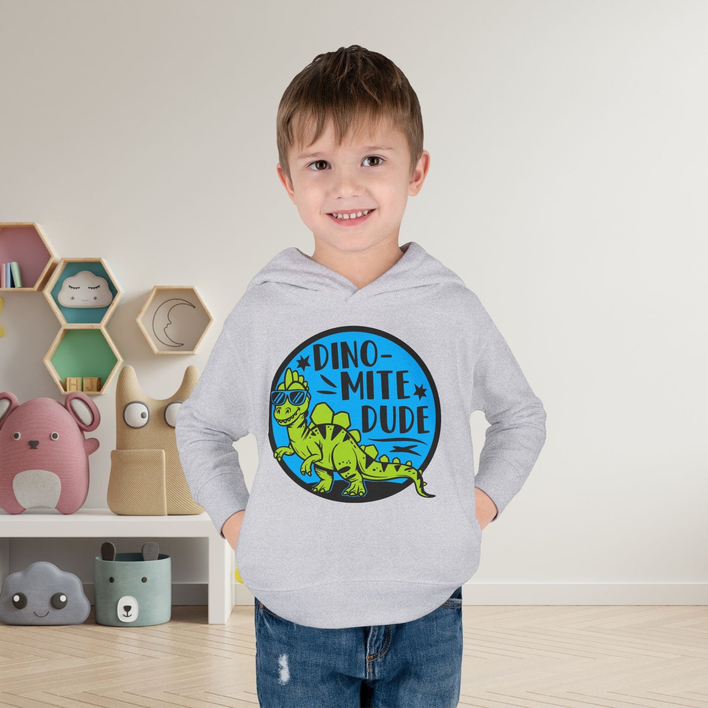 Dino-Mite Dude Toddler Hoodie